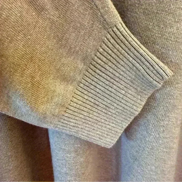 Lands' End Men's V-Neck Pullover Sweater XL Beige Long Sleeve - Picture 6 of 8